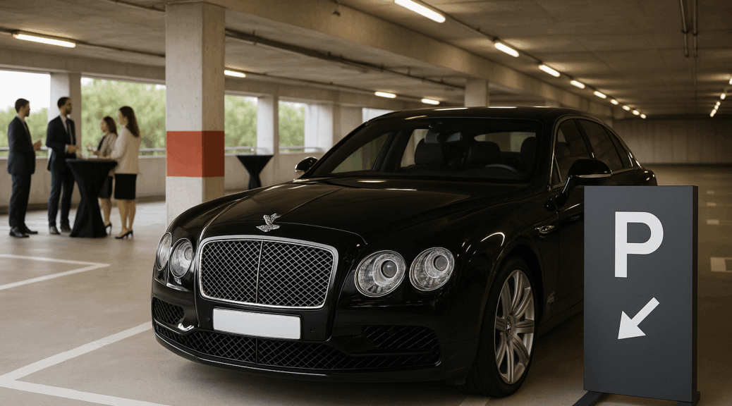 garer voiture de luxe